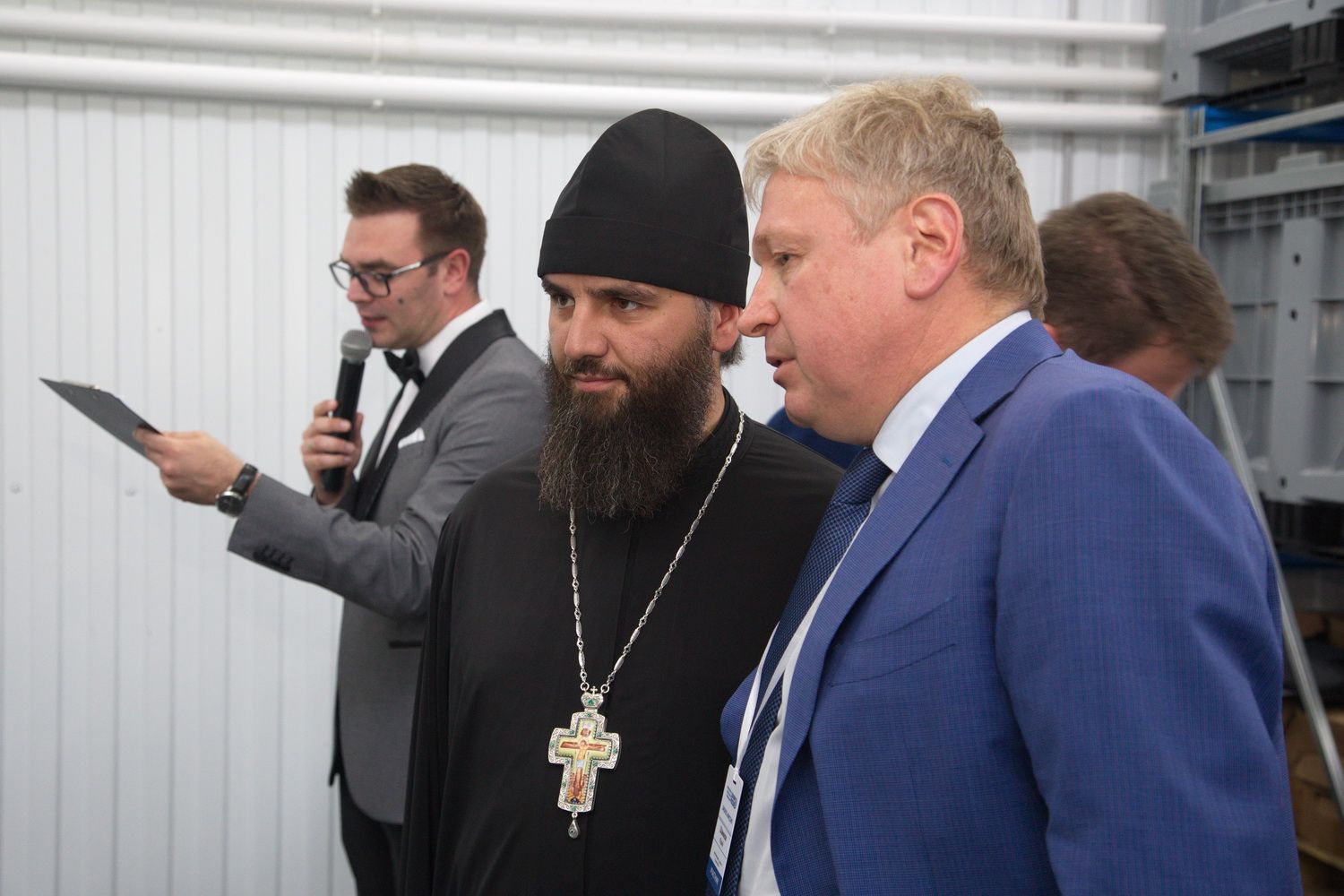 Протоиерей Андрей Басов принял участие в открытии новой производственной площадки на заводе АТИ