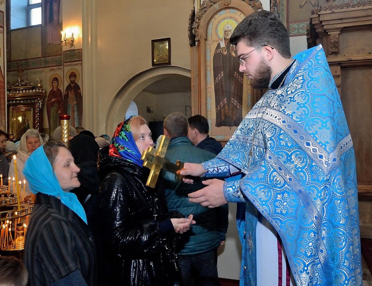 Праздник Покрова  Покрова Пресвятой Богородицы отметили в нашем храме торжественными богослужениями