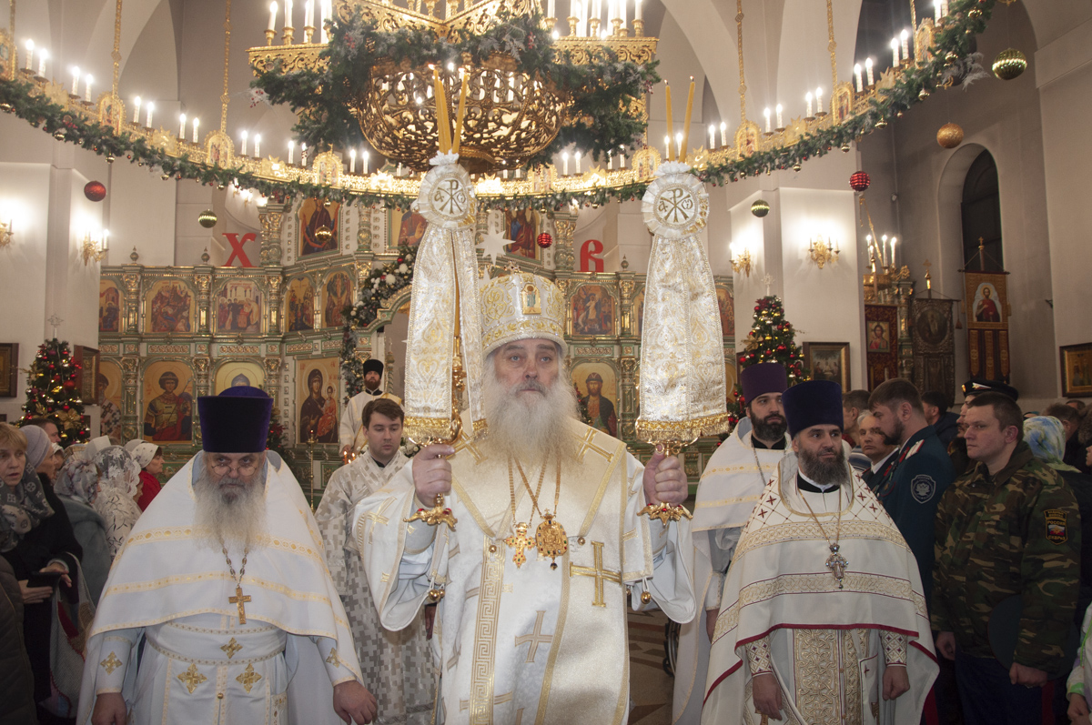 Главное Рождественское Богослужение Алтайской Митрополии