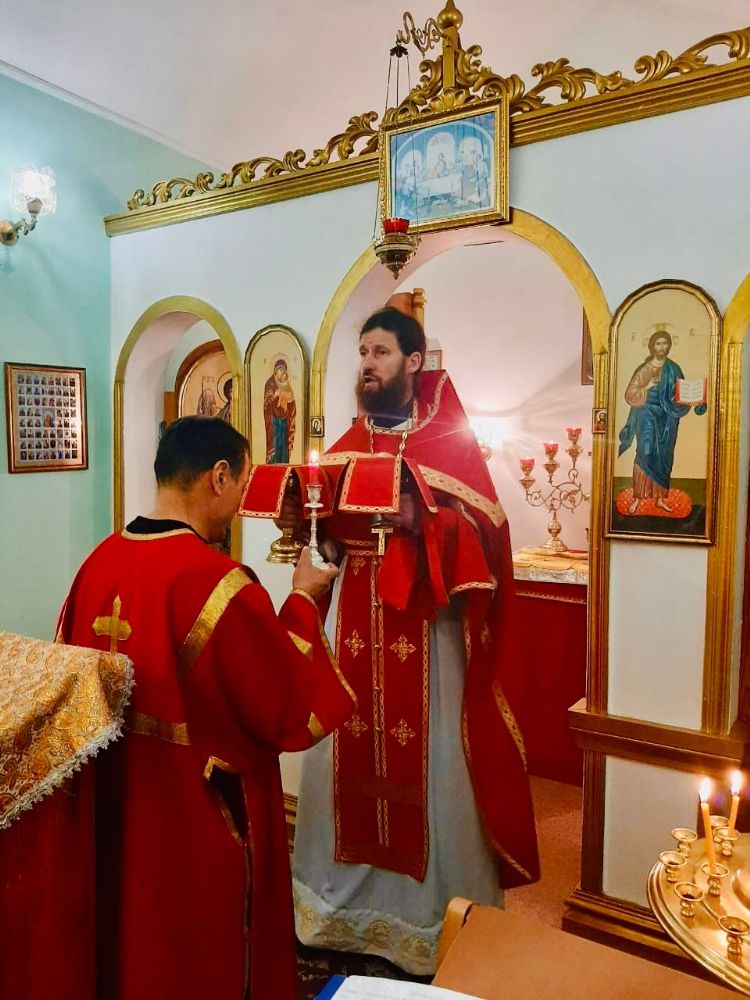 Литургия в больничном храме