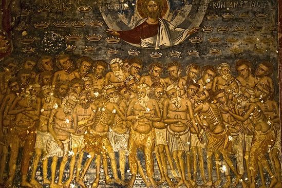 Литургия в Александро-Невском Соборе в день памяти 40 Севастийских мучеников