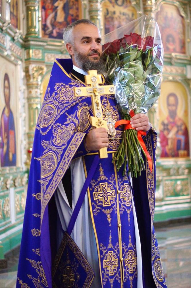 Поздравление протоиерею Андрею Басову с 25-летием со дня иерейской хиротонии