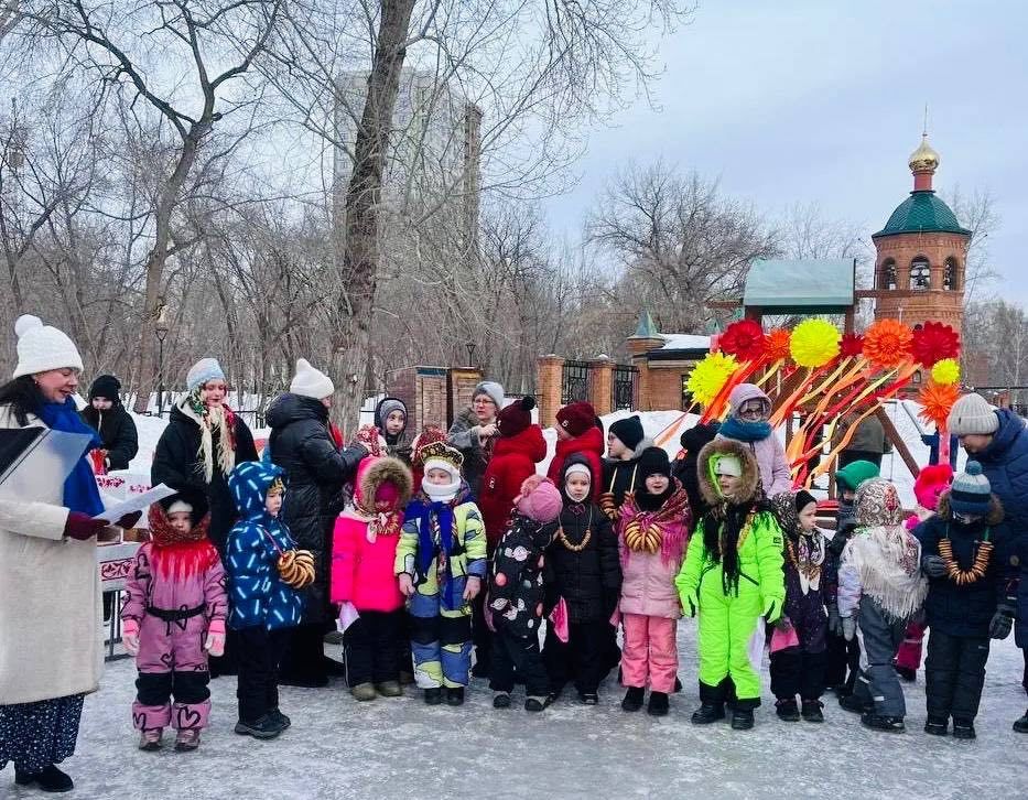 На приходе состоялся праздник «Проводы зимы»