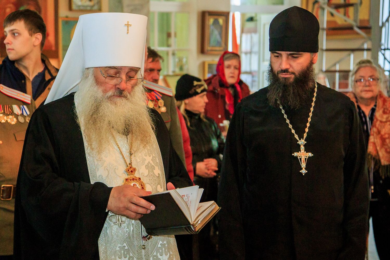 Митрополит Сергий освятил икону святого благоверного князя Александра Невского