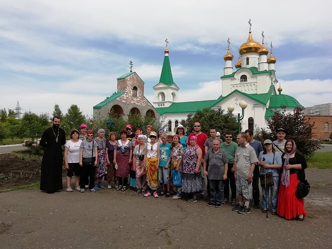 Посещение Вознесенской церкови в г. Заринске