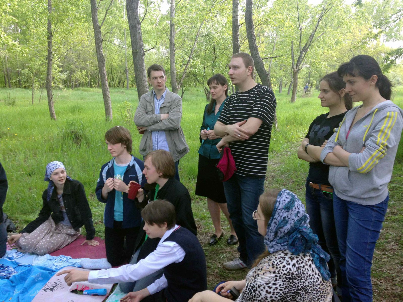 Православная молодежь  встретилась на пикнике