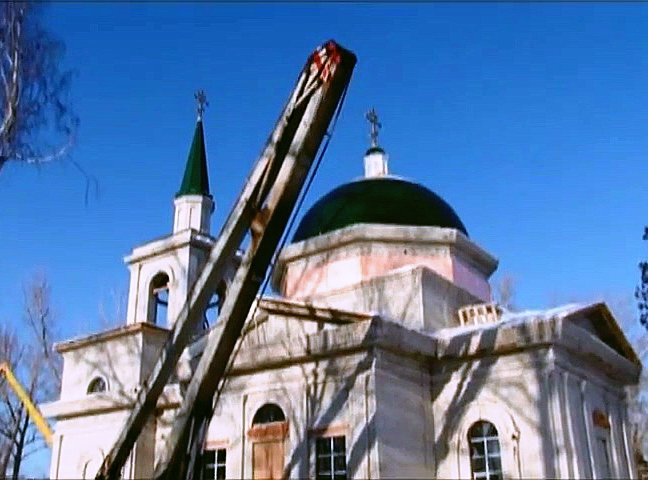 Митрополит Сергий проинспектировал строительство храма в Нагорной части Барнаула