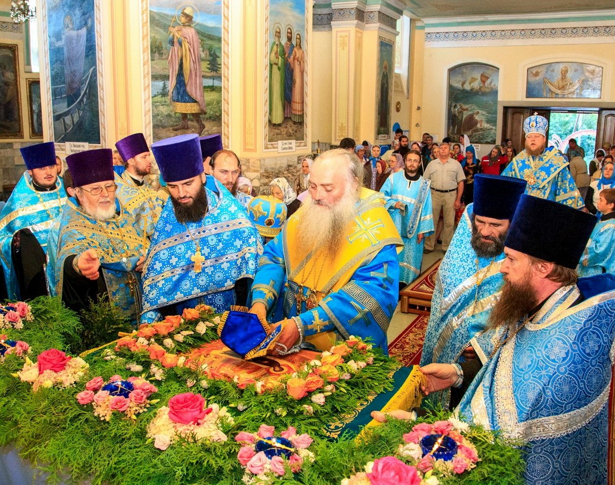Глава Алтайской митрополии принял поздравления от духовенства Барнаульской епархии
