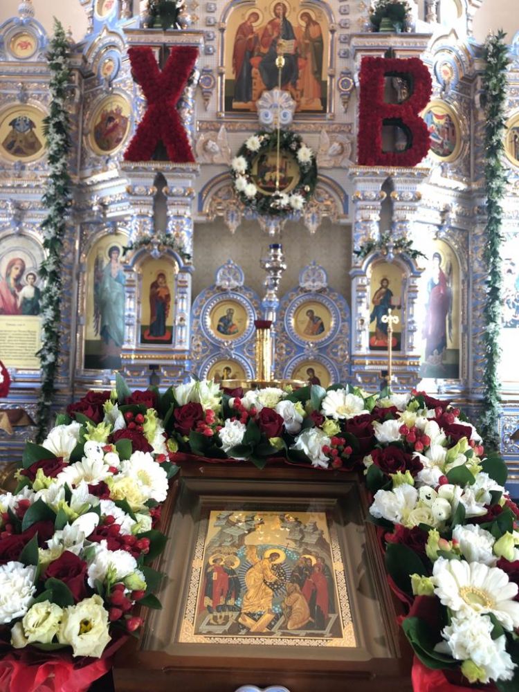 Пасха Христова в Успенском храме с. Фирсово