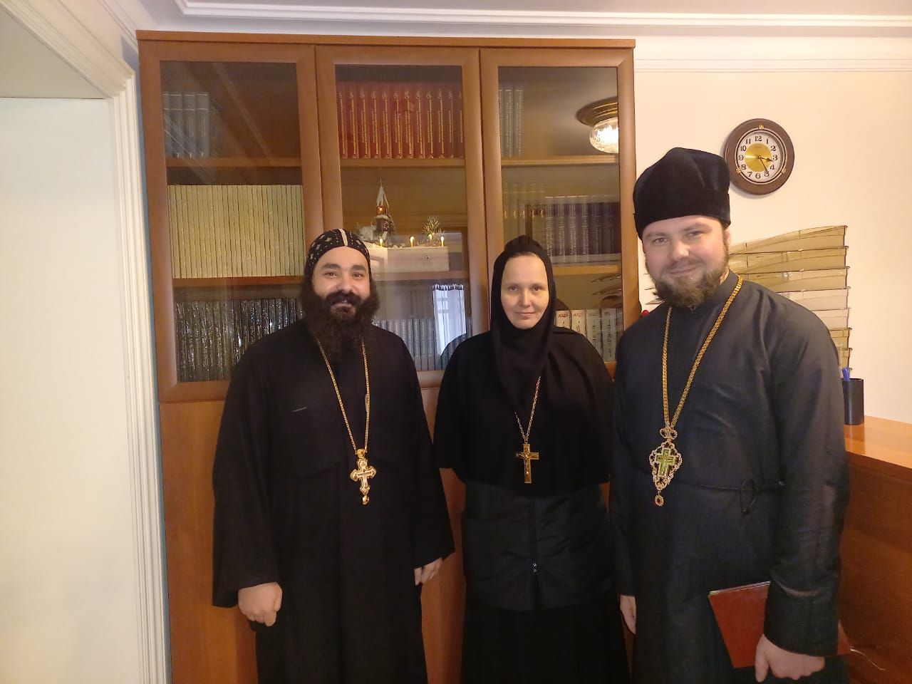 В рамках обмена опытом, иеромонах Павел посетил Марфо-Мариинскую обитель в Москве